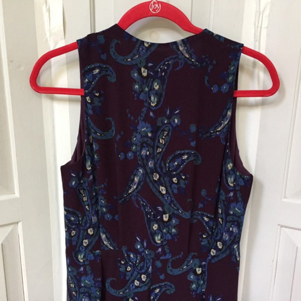 CAbi Purple and Blue Midi Dress - Picture 13 of 16